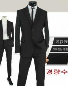 GO501F 블랙 라인이이쁜슬림핏 캐쥬얼 가을겨울 경량정장